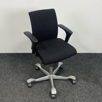 HÅG H04 Bureaustoel - Zwart, Ophalen of Verzenden, Ergonomisch, Gebruikt, Bureaustoel