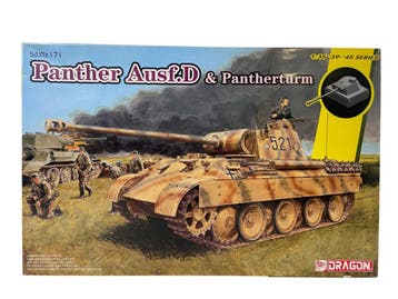 Panther Ausf.D & Pantherturm, Hobby en Vrije tijd, Modelbouw | Auto's en Voertuigen, Verzenden, Nieuw