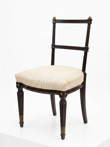 Stoel - Hout - Antieke salonstoel 1895, Antiek en Kunst