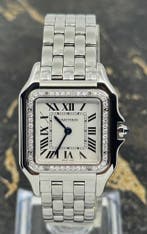 Cartier Panthère de Cartier Medium - Diamonds - W4PN0018, Nieuw, Polshorloge