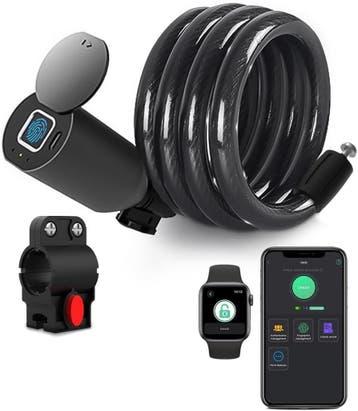 Slim Fietsslot App-bediening | Tweedekansje | OP=OP, Fietsen en Brommers, Ophalen of Verzenden, Zo goed als nieuw, Kabelslot