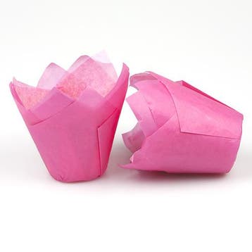 Muffin Vormpjes Tulpmodel Roze 200st., Verzenden, Nieuw