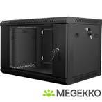 Lanberg WF01-6406-10B rack 6U Wandrek Zwart, Computers en Software, Computerbehuizingen, Verzenden, Nieuw