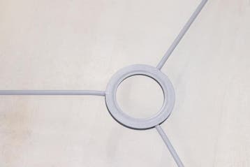 Lampenkap 45x25x50cm kegelvormig linnen grijs voor staande, Ophalen of Verzenden, Nieuw