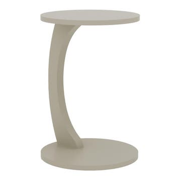 Bijzettafel Holeby zandsteen verrijdbaar 56x38 cm [en.casa], Huis en Inrichting, Verzenden, Nieuw