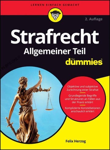 9783527720712 Fur Dummies- Strafrecht Allgemeiner Teil fu..., Verzenden, Nieuw, Felix Herzog