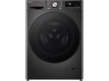 Lg - Wasmachine Voorlader - 11 kg - Zwart, 10 kg of meer, Verzenden, Nieuw, 85 tot 90 cm