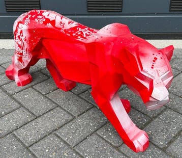 Daluxe Art - 1999 • XXL Pop Art Panther, Antiek en Kunst