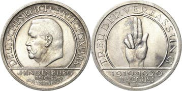 5 Reichsmark 1929 (MuntenenBankbiljetten-Duitslandvanaf1871), Verzenden