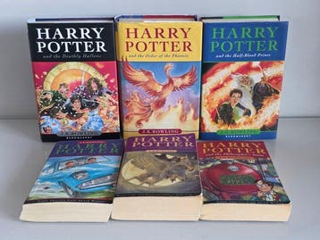 J.K. Rowling - Harry Potter - 6 ksiek Bloomsbury UK