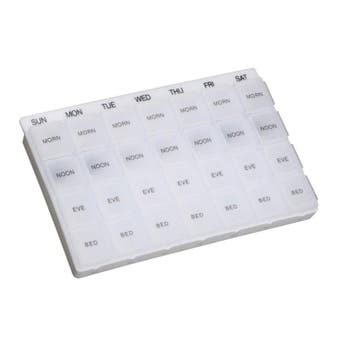 Pillendoosje 7-daags / 4 vakjes per dag, Ophalen of Verzenden, Nieuw