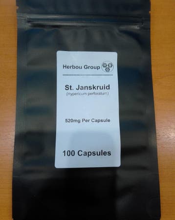 Sint Janskruid - 100 Vegan Capsules a 450mg, Verzenden, Nieuw, Poeder of Drank