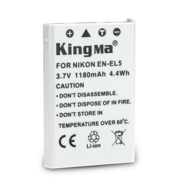 KingMa Accu voor Nikon EN-EL5 - 1180mAh (Nieuw), Verzenden, Nieuw