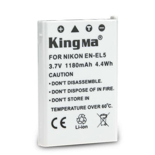 KingMa Accu voor Nikon EN-EL5 - 1180mAh (Nieuw), Audio, Tv en Foto, Fotografie | Fotostudio en Toebehoren, Nieuw, Verzenden