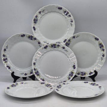 Eschenbach Bavaria – 6-teiliges Tellerset – Porzellan mit