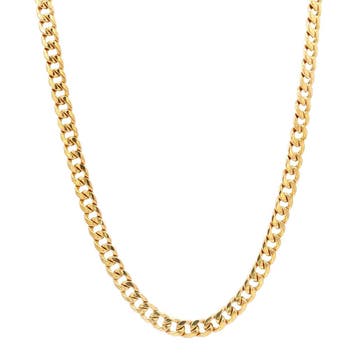 Gouden collier gourmet 76 cm 14 karaat, Verzenden, Zo goed als nieuw, Goud