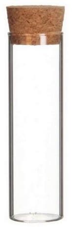 Reageerbuisjes glas met kurk 10 cm Ø3 cm doos 12 stuks, Ophalen of Verzenden, Nieuw