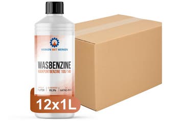 Wmm Chemie Wasbenzine 12x 1 liter, doos, Verzenden, Nieuw