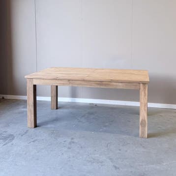 Uitschuifbare eettafel teakhout -  220 cm - 300 cm, Huis en Inrichting, Ophalen of Verzenden, Nieuw