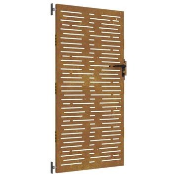 Cortenstaal Poort 85x175cm | Tweedekansje | OP=OP, Tuin en Terras, Ophalen of Verzenden, Zo goed als nieuw, Tuinhek, Overige materialen
