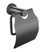 Toiletrolhouder met klep gun metal, Ophalen of Verzenden, Nieuw, Toilet