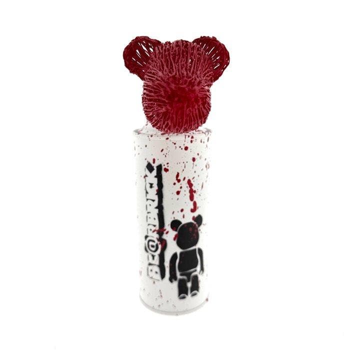 WhyCreationz (XX-XXI) - Bear Brick 3D Spraycan, Antiek en Kunst, Kunst | Designobjecten