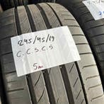 2 x Continental 245-45-19 Zomerbanden 5mm, Auto-onderdelen, Banden en Velgen, 19 inch, Ophalen of Verzenden, Band(en), Personenwagen