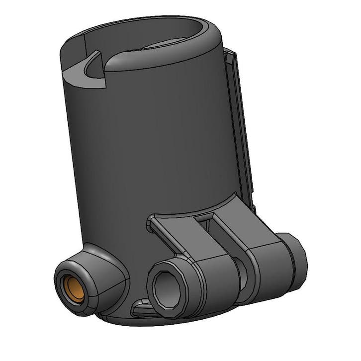 Topro Handgreephouder links op frame grijs, Diversen, Rollators, Nieuw, Ophalen of Verzenden