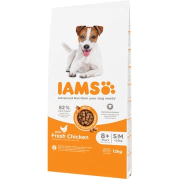 Iams for Vitality Senior Small & Medium met kip hondenvoe..., Dieren en Toebehoren, Verzenden, Hond