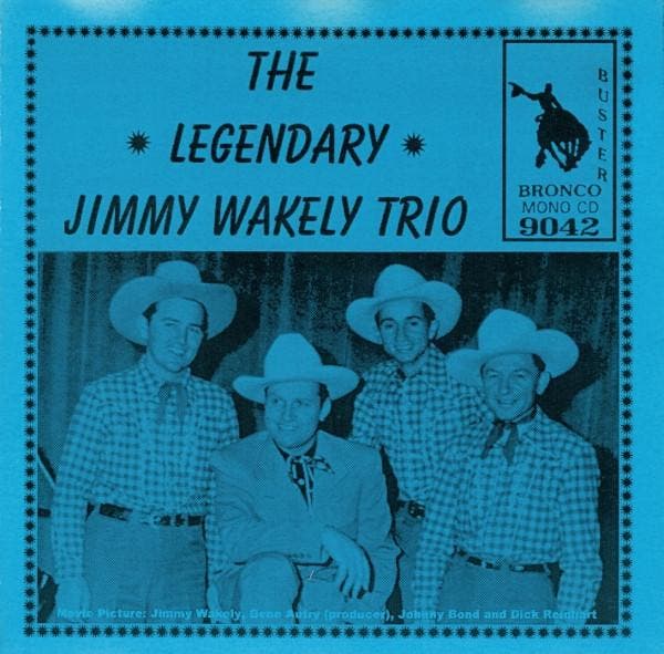 cd - The Jimmy Wakely Trio - The Legendary Jimmy Wakely Trio, Cd's en Dvd's, Cd's | Overige Cd's, Zo goed als nieuw, Verzenden