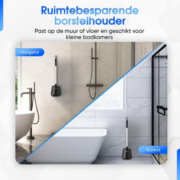 Nevana Luxe Toiletborstel met Houder - WC borstel -, Ophalen of Verzenden, Zo goed als nieuw