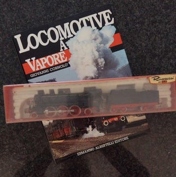 Rivarossi H0 - 1119 - Stoomlocomotief met tender (2) - Groep, Hobby en Vrije tijd, Modeltreinen | H0, Nieuw
