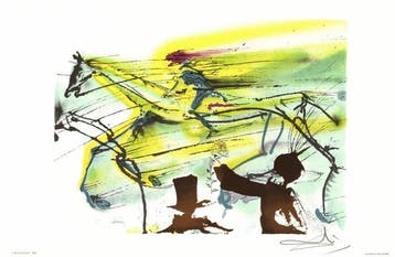 Salvador Dali (1904-1989) - Le cheval de course, Chevaux