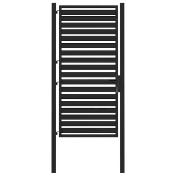 Tuinpoort Zwart 100x180cm | Tweedekansje | OP=OP, Met poort, Aluminium, Ophalen of Verzenden, Zo goed als nieuw