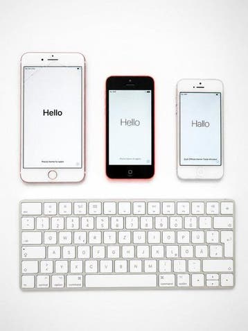Apple Großes Apple Lot – iPhone 7 Plus, iPhone 5c, iPhone 5,, Spelcomputers en Games, Nieuw