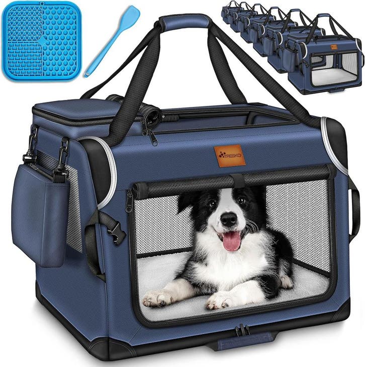 Reisbench hond - Draagtas hond - Transportbox - 70x52x52 cm, Dieren en Toebehoren, Transportboxen, Zo goed als nieuw, Verzenden