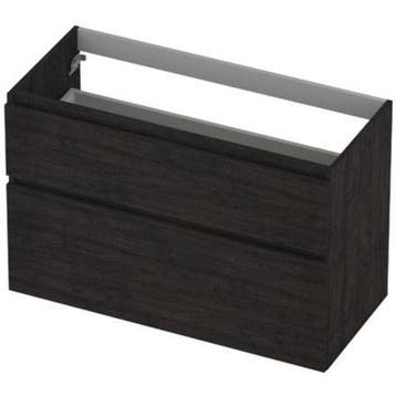 INK - Onderkast 2 Laden Greeploos Hout Decor met Houten, Ophalen of Verzenden, Nieuw