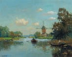 Jan Knikker (1889-1957) - Waterlandschap, Antiek en Kunst, Kunst | Schilderijen | Klassiek