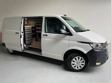 Volkswagen Transporter L2H1 | Financial Lease voor 340 p/mn, Automaat, Stof, Gebruikt, Euro 6