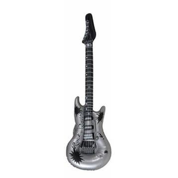 Opblaasbare speelgoed/feestartikel gitaar zilver 106 cm - .., Verzenden, Nieuw