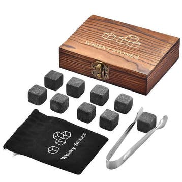 Whisky stenen (ijs)klontjes set Lacari, Ophalen of Verzenden, Nieuw