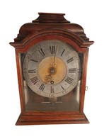 Tafelklok - Antiek Messing, Hout - 1750-1800