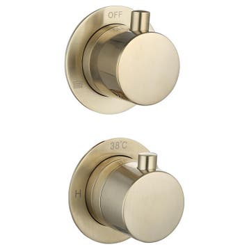 Sani Royal Inbouw Thermostaatkraan Compleet Goud, Nieuw