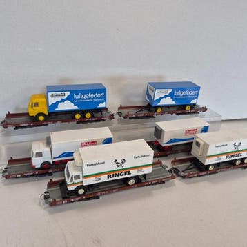 Liliput H0 - 200 01 - Modeltrein goederenwagon (6) - 6x, Nieuw