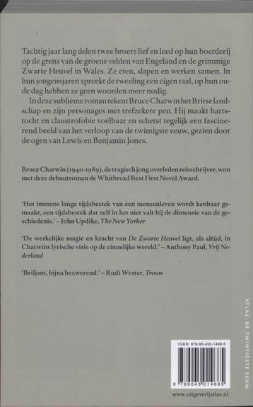 De zwarte heuvel / De twintigste eeuw / 71 9789045014685, Verzenden, Gelezen, Bruce Chatwin