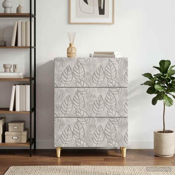 vidaXL Ladenkast Betongrijs 66 x 34,5 x 90 cm Bewerkt hout, Verzenden, Nieuw