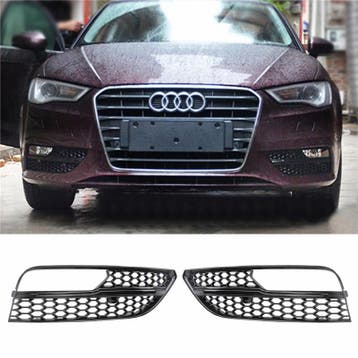 Mistlamp Grillen Audi A3 8V 13-16 zwart RS Look, Auto-onderdelen, Overige Auto-onderdelen, Ophalen of Verzenden, Nieuw
