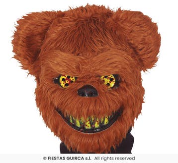 Horror Beren Masker, Verzenden, Nieuw, Feestartikel