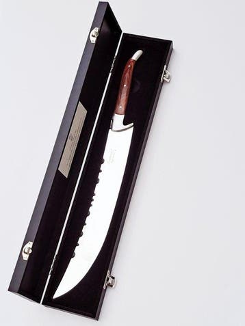 Laguiole Champagne Saber - Rose Wood - sabre sable sabel, Antiek en Kunst
