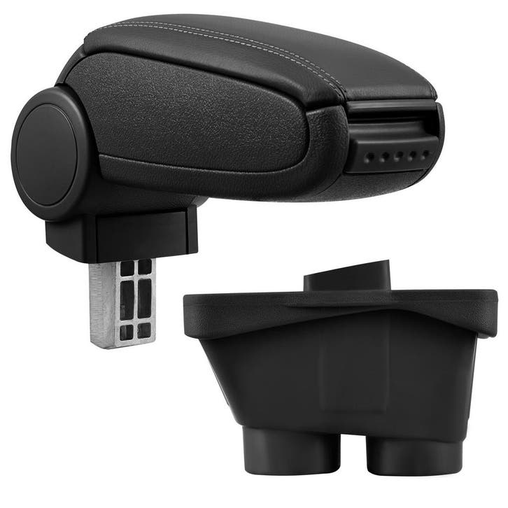Armsteun voor Peugeot 208 vanaf 2012 kunstleer zwart, Auto diversen, Auto-accessoires, Verzenden